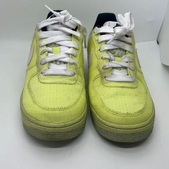 Nike Air Force 1 Crater Light Lemon Size 4.5Y - Picture 1 of 7
